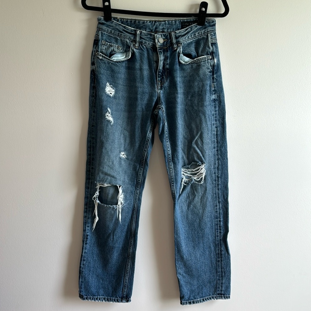 All Saints Distressed Jeans - Size 26